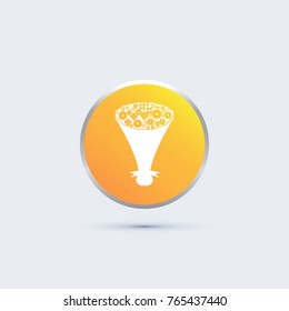 Flower bouquet icon