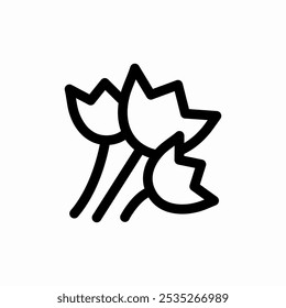 flower bouquet icon sign vector