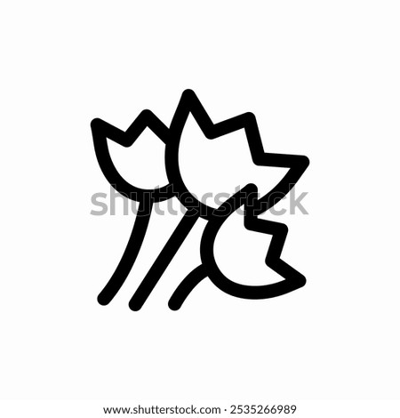 flower bouquet icon sign vector
