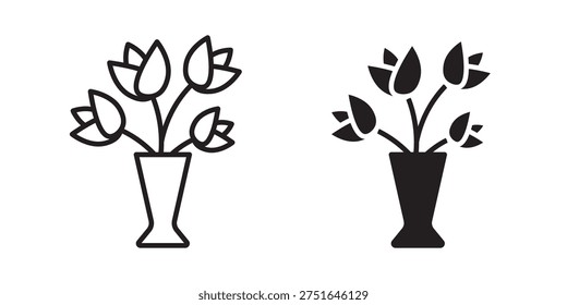 Flower bouquet icon vector illustration designs pack. EPS10