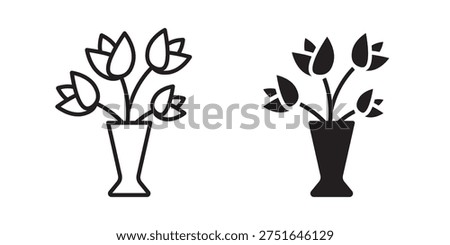 Flower bouquet icon vector illustration designs pack. EPS10