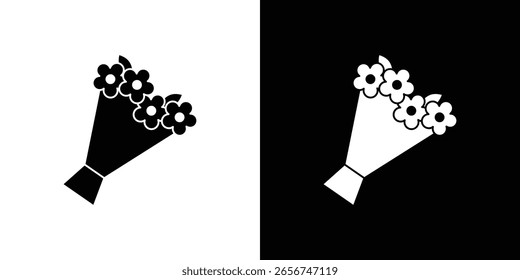 Flower bouquet icon Vector scalable graphics