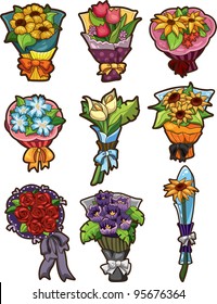 flower bouquet icons