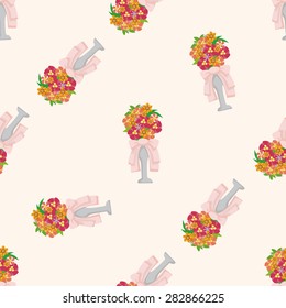 flower bouquet ,seamless pattern