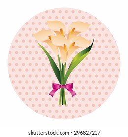 flower bouquet theme elements vector,eps