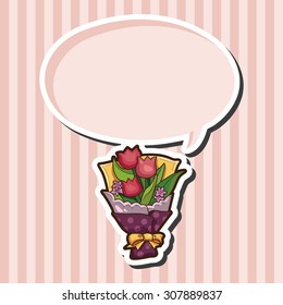 flower bouquet theme elements vector,eps
