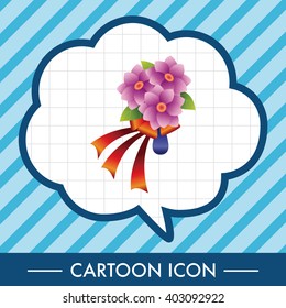 flower bouquet theme elements vector,eps