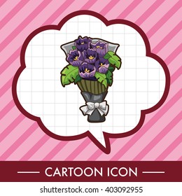 flower bouquet theme elements vector,eps