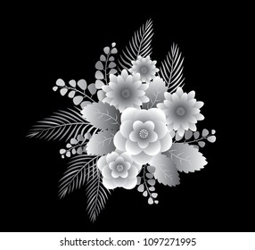 Flower Bouquet Vector Design