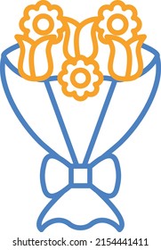 Flower Bouquet vector icon. Can be used for printing, mobile and web applications.