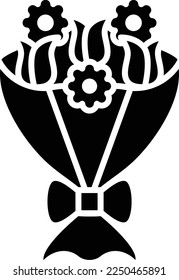 Flower Bouquet vector icon. Can be used for printing, mobile and web applications.