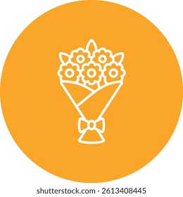 Flower Bouquet vector icon. Can be used for printing, mobile and web applications.
