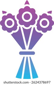 Flower Bouquet vector icon. Can be used for printing, mobile and web applications.