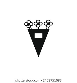 Blumenstrauß Vektorgrafik Typ Symbol