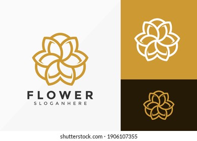 Flower Boutique Logo Design Minimalist Logos Stock Vector (Royalty Free ...