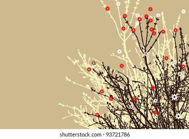flower branch design