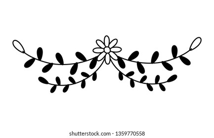 flower branch leaves