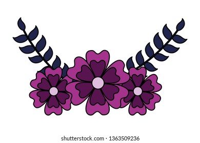 flower branch leaves