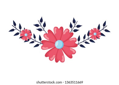 flower branch leaves