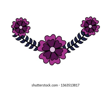 flower branch leaves