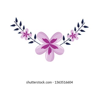 flower branch leaves