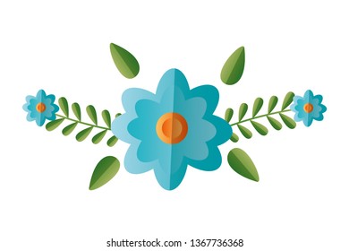 flower branch leaves