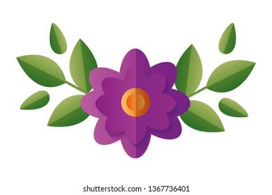 flower branch leaves