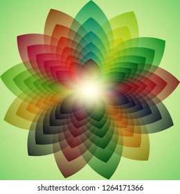 flower bright multicolored background