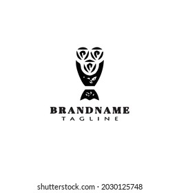flower bucket logo icon cartoon design template modern vector illustration