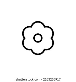 Flower Bud Icon. Simple Line Vector Elements Of Religious Holiday For Ui And Ux, Website Or Mobile Application