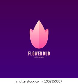 Flower Bud Logo Design 