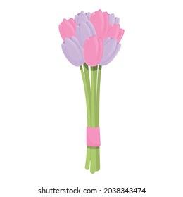 Flower bunch icon cartoon vector. Floral bouquet. Garden bloom