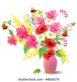 Flower bunch in vase