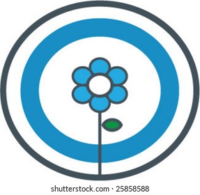 flower button