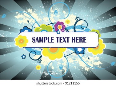 Flower card