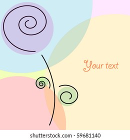 Flower card