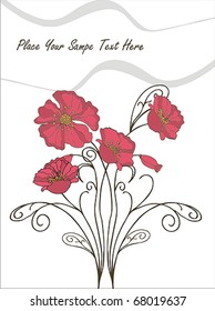 flower card