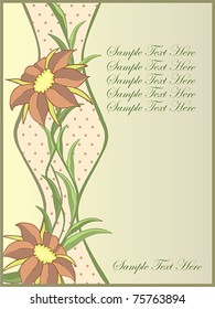 flower card