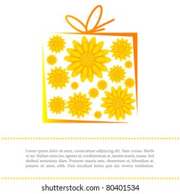 Flower card