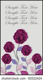 flower card