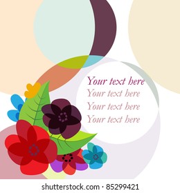 Flower card