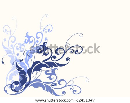 Flower Card Stock Vector (Royalty Free) 62451349 - Shutterstock