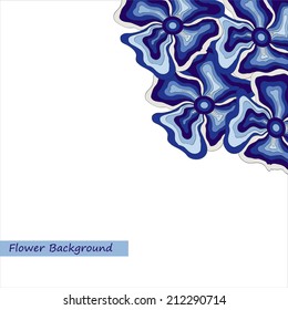 Flower card design