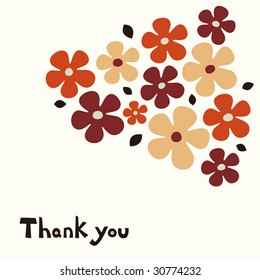 flower card  design