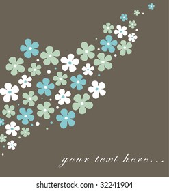 flower card design