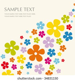 flower card design
