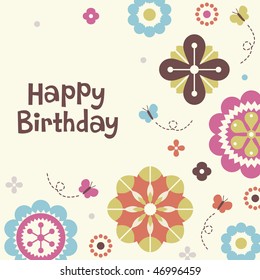 flower card design