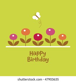 diseño de tarjeta de flores