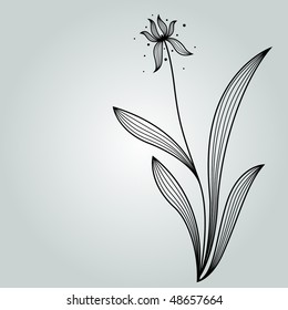   flower card design