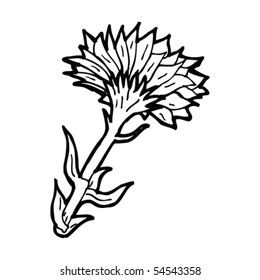 caricatura de flores